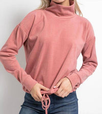 Cherish - Brushed Drawstring Waist Top
