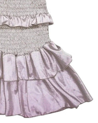 Cheryl Creations - Tween Satin Smocked Dress - casual - clothing - dresses