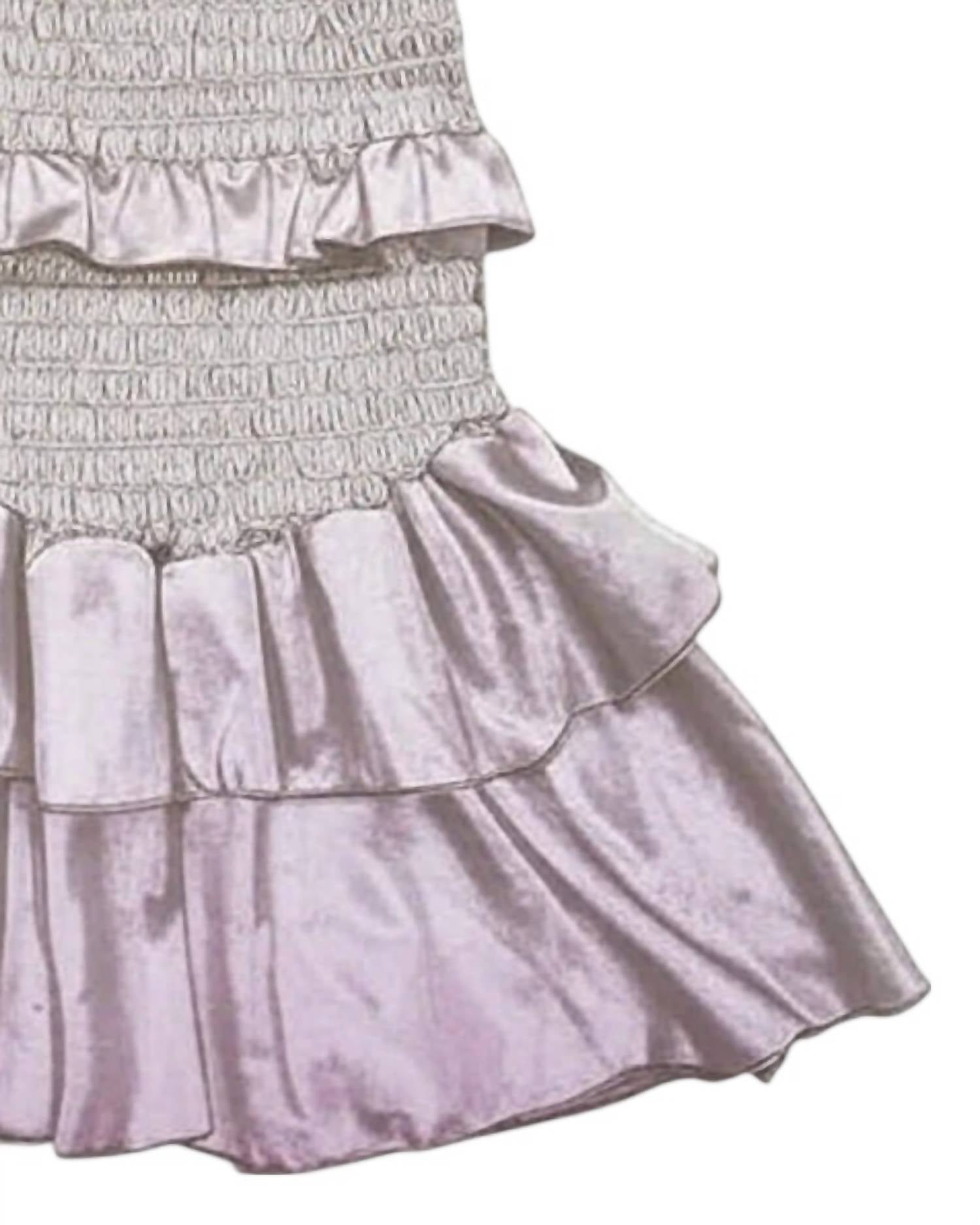 Cheryl Creations - Tween Satin Smocked Dress - casual - clothing - dresses