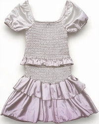 Cheryl Creations - Tween Satin Smocked Dress - casual - clothing - dresses