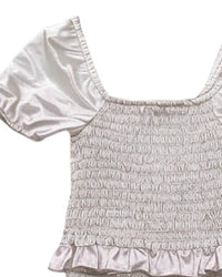Cheryl Creations - Tween Satin Smocked Dress - casual - clothing - dresses