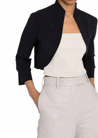 Chiara Boni - Mativel Bolero Jacket - black - casual - jacket - clothing