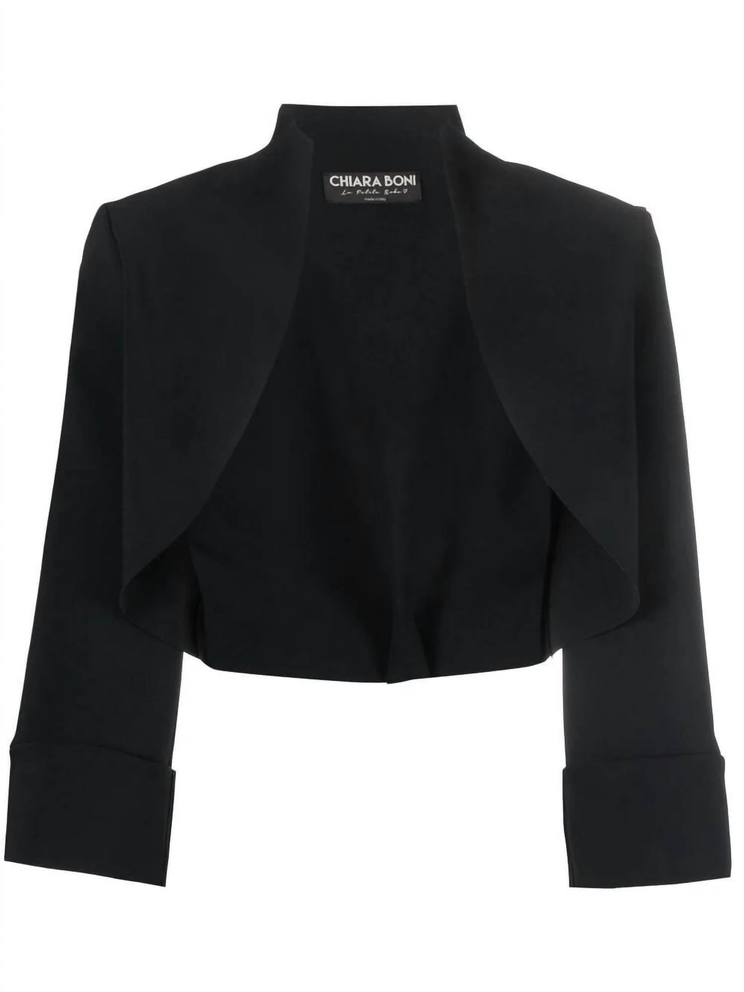 Chiara Boni - Mativel Bolero Jacket - black - casual - jacket - clothing