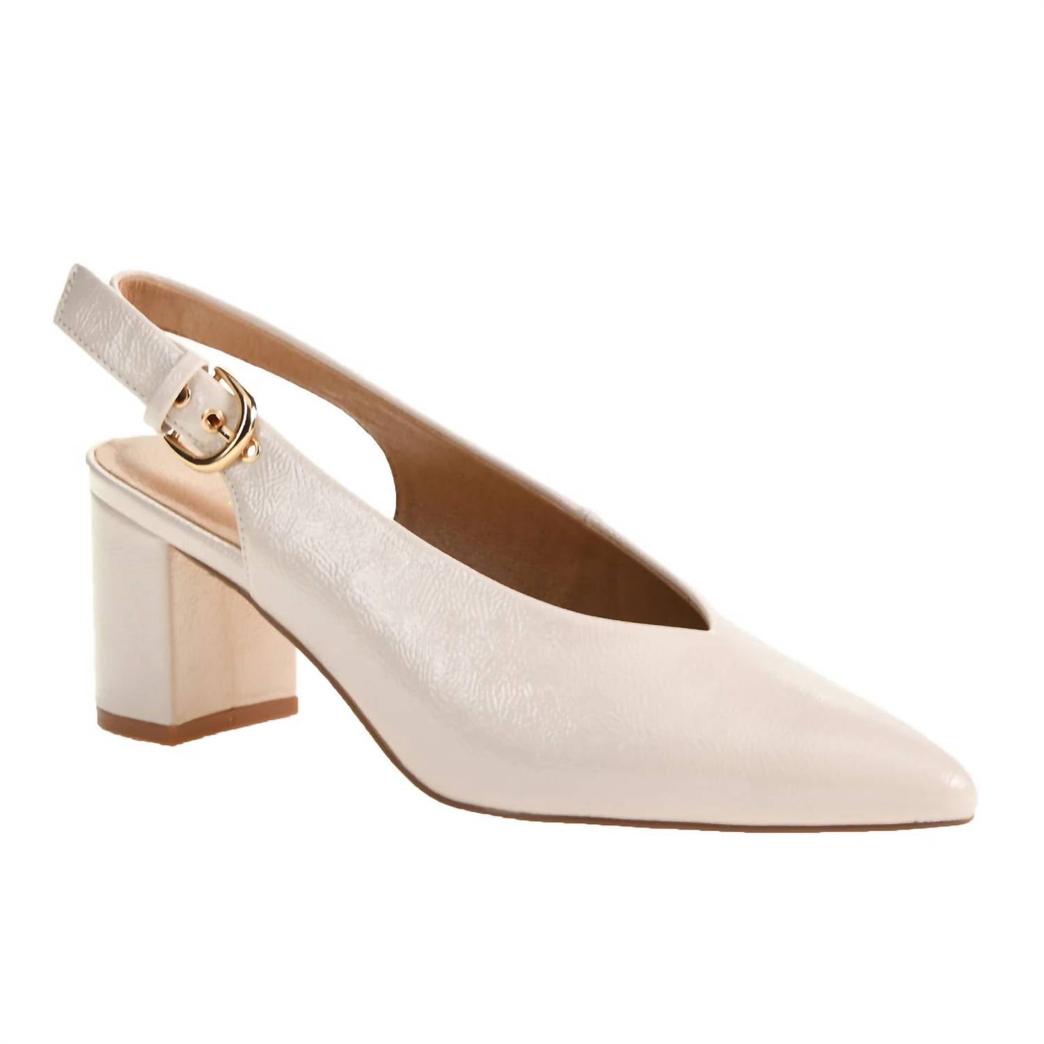 Chinese Laundry - Menny Slingback Pump - sandals - shoes - white