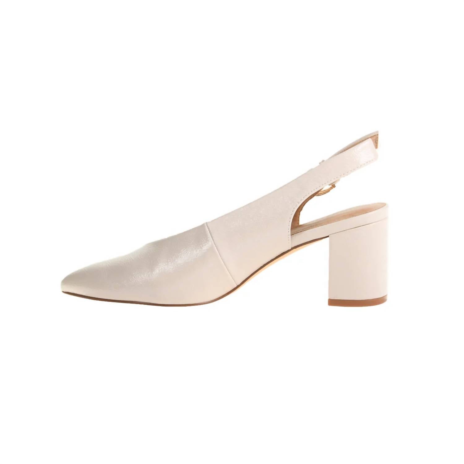 Chinese Laundry - Menny Slingback Pump - sandals - shoes - white