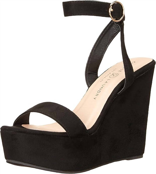 Chinese Laundry - Women's Ellina Platform - black - sandals - shoes