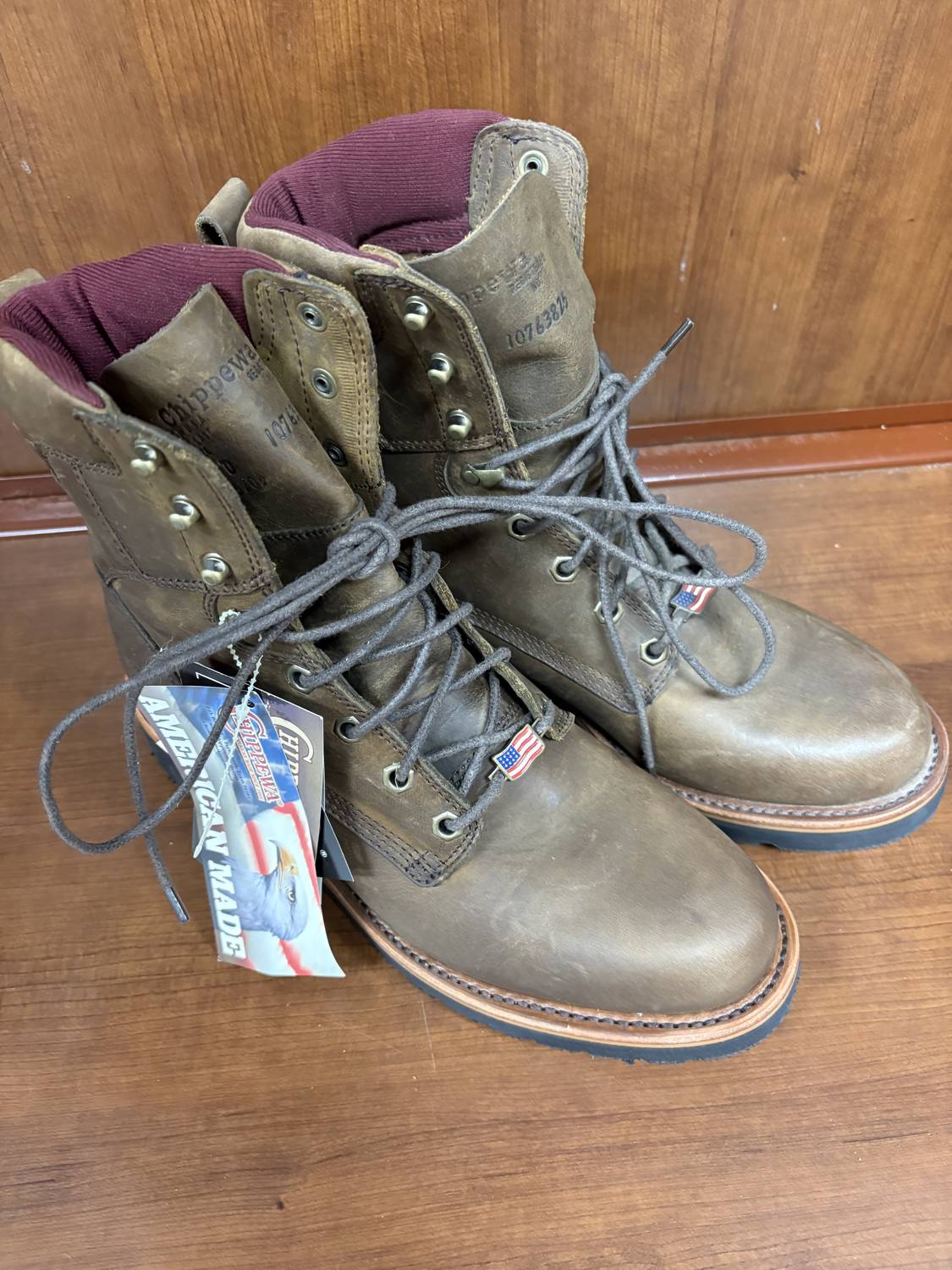 Chippewa - Men's Leather Lace-up Work Boots