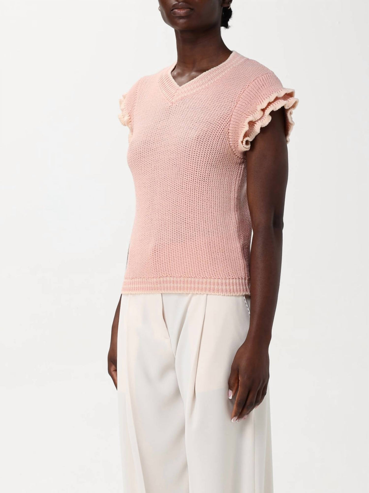 Chloe - Short Sleeve Knit Top