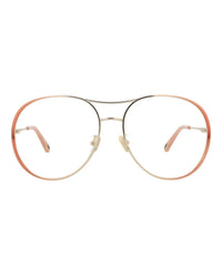 Chloe - Women's Aviator-frame Metal Optical Frames