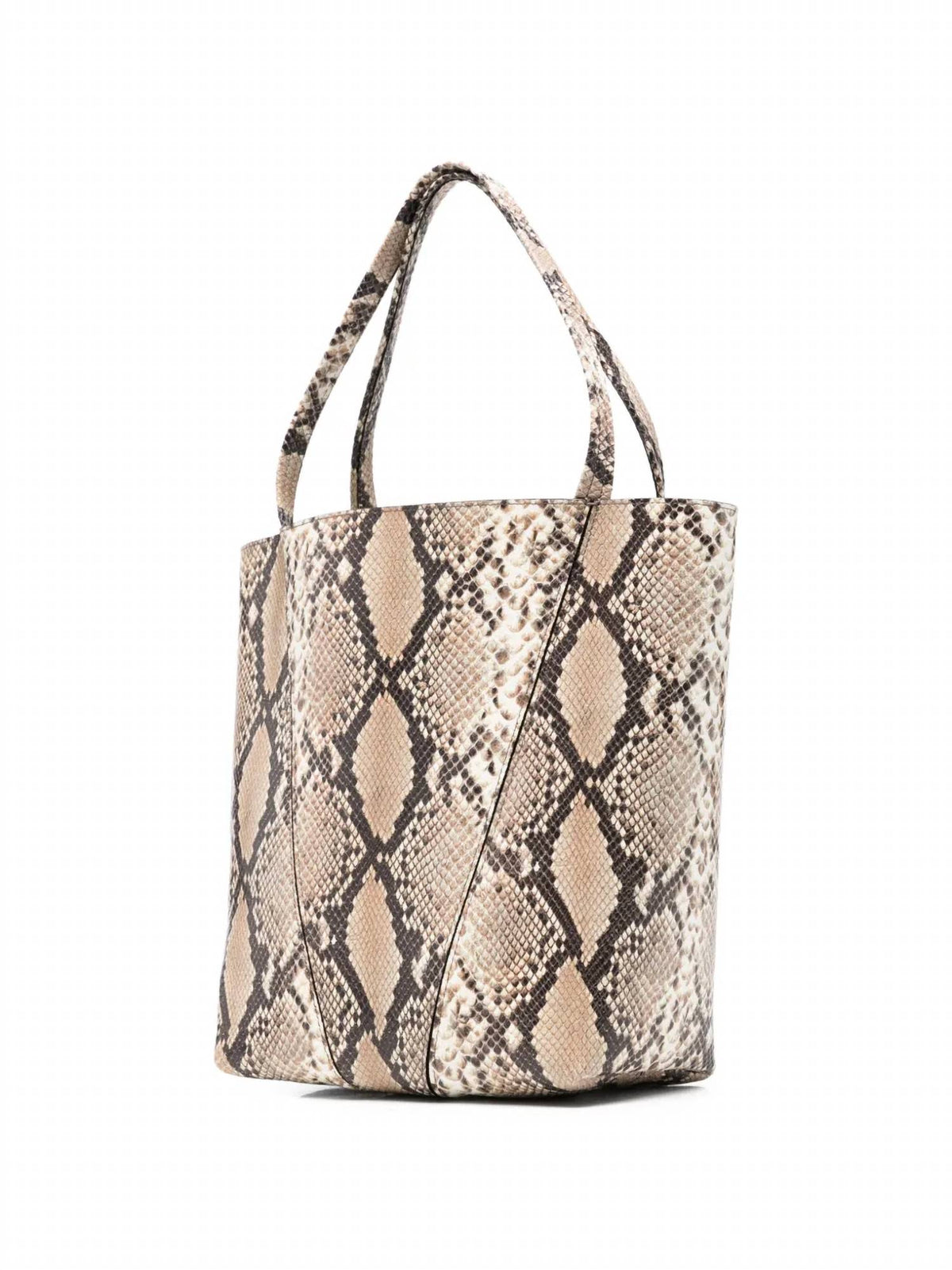 Chloe - Women's Python Effect Spin Tote Bag