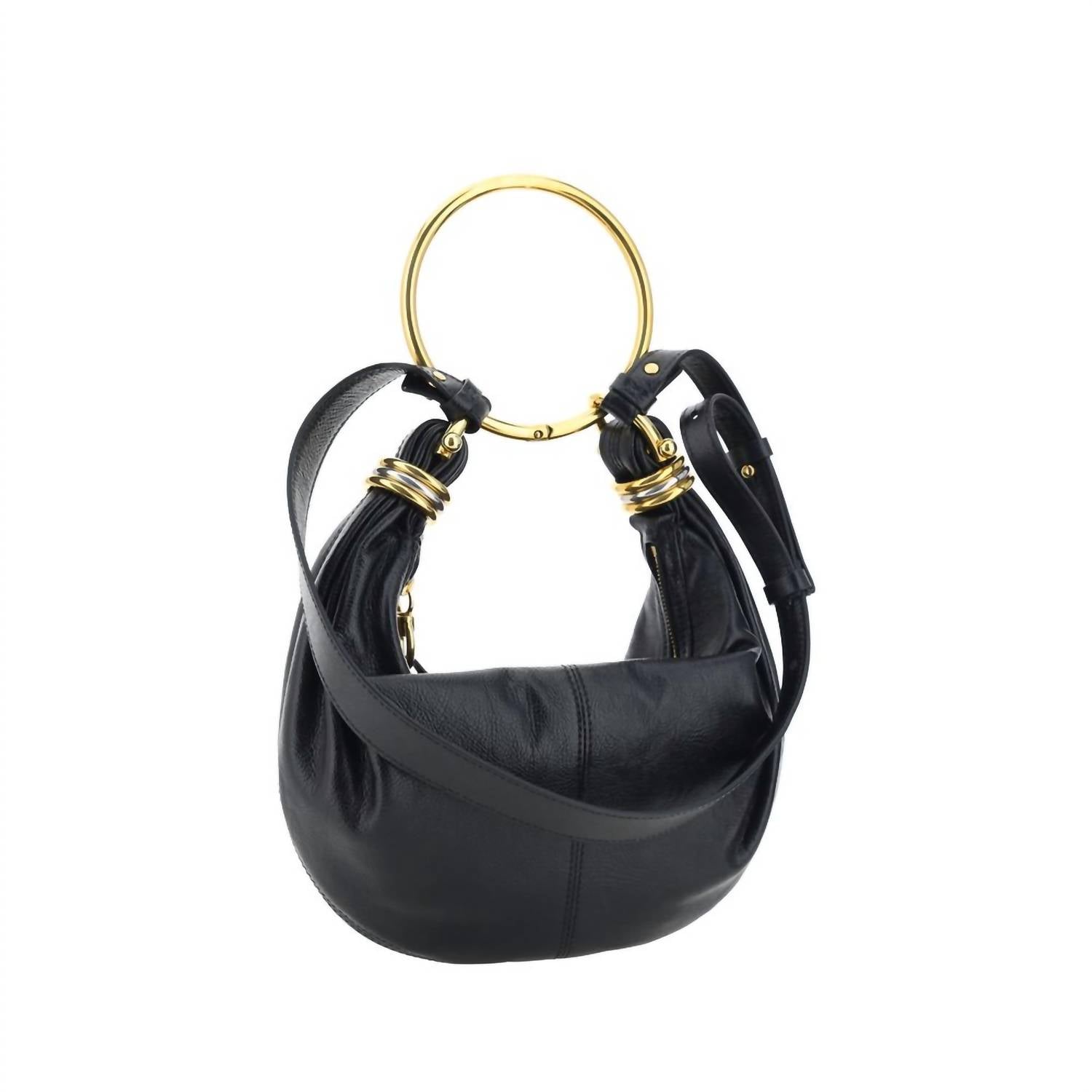 Chloe - Women's Bracelet Handbag - bags - black - handbags