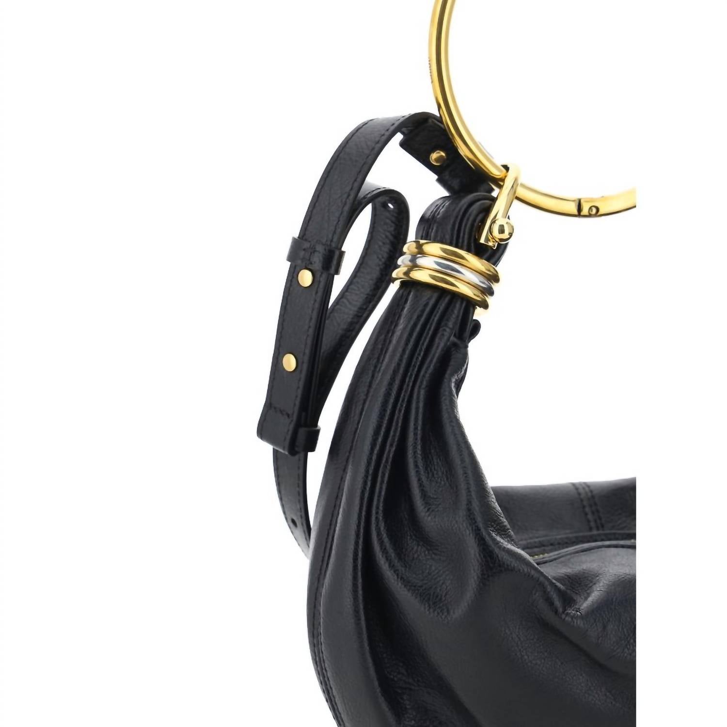 Chloe - Women's Bracelet Handbag - bags - black - handbags