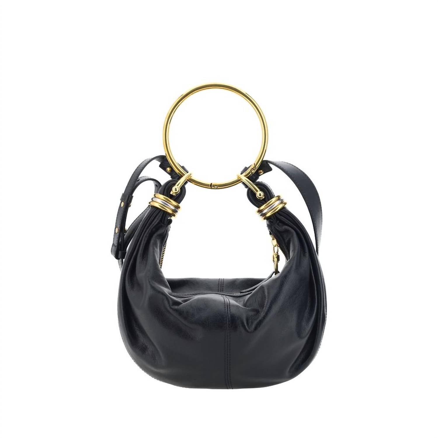 Chloe - Women's Bracelet Handbag - bags - black - handbags