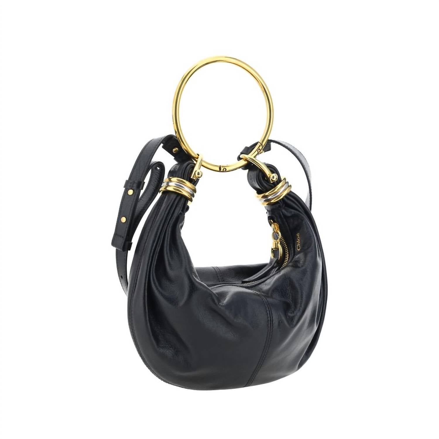 Chloe - Women's Bracelet Handbag - bags - black - handbags
