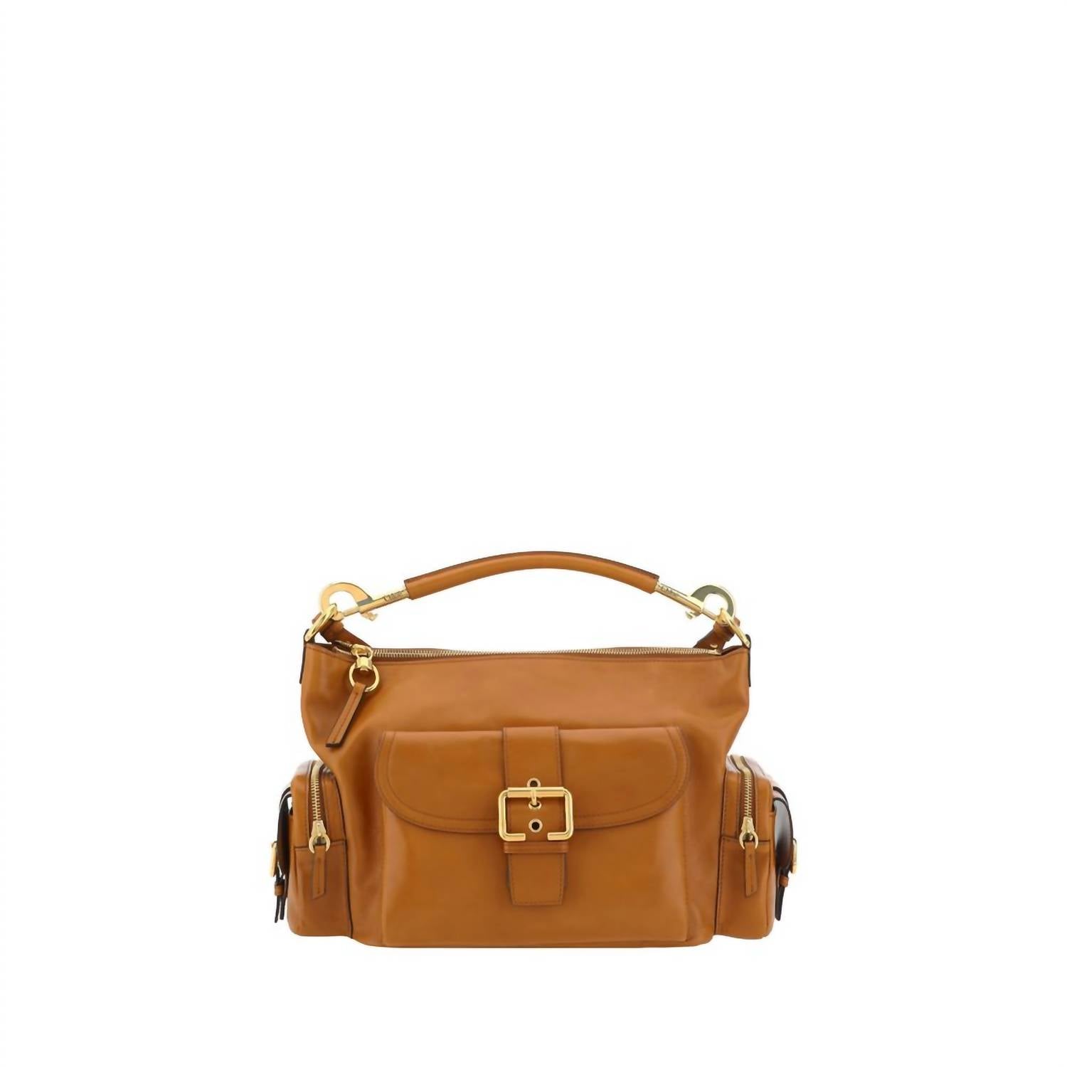 Chloe - Women's Camera Handbag - bags - brown - handbags