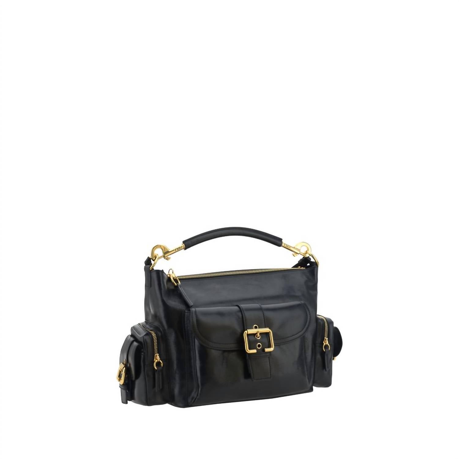 Chloe - Women's Camera Handbag - bags - black - handbags