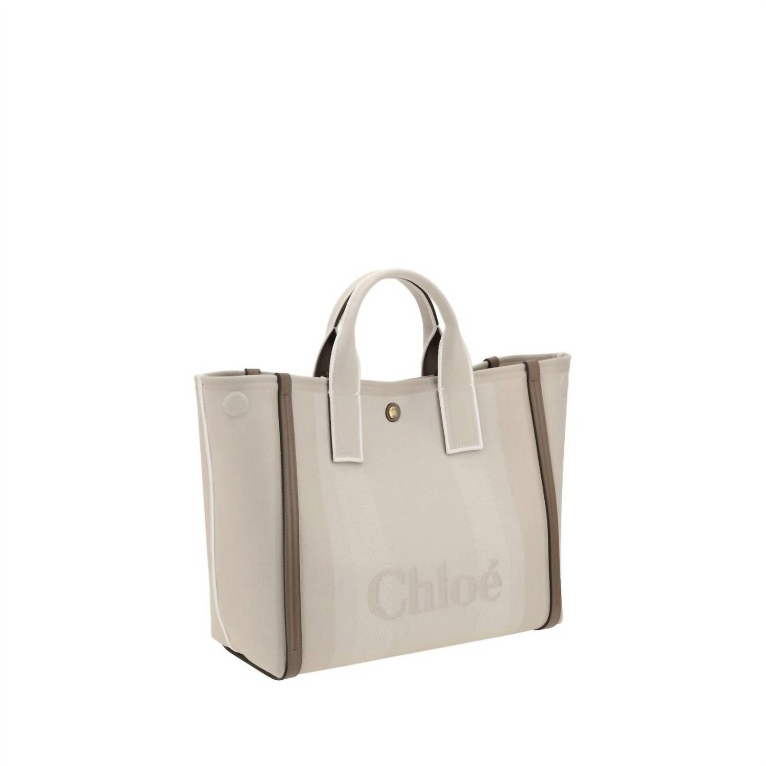 Chloe - Women's Carry Handbag - bags - cotton - blend - handbags