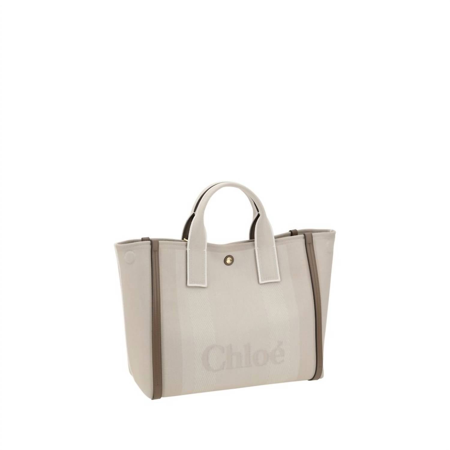 Chloe - Women's Carry Handbag - bags - cotton - blend - handbags
