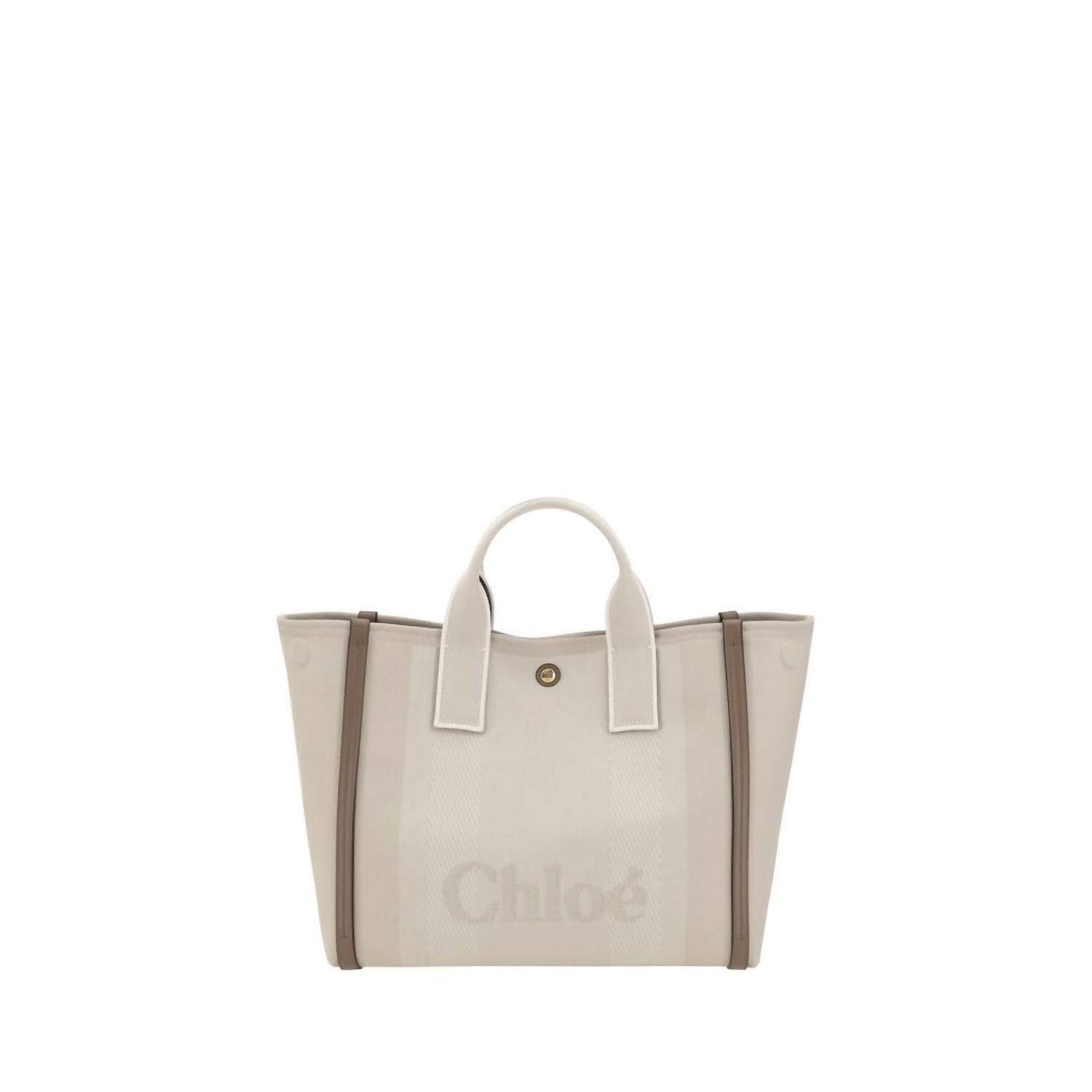 Chloe - Women's Carry Handbag - bags - cotton - blend - handbags