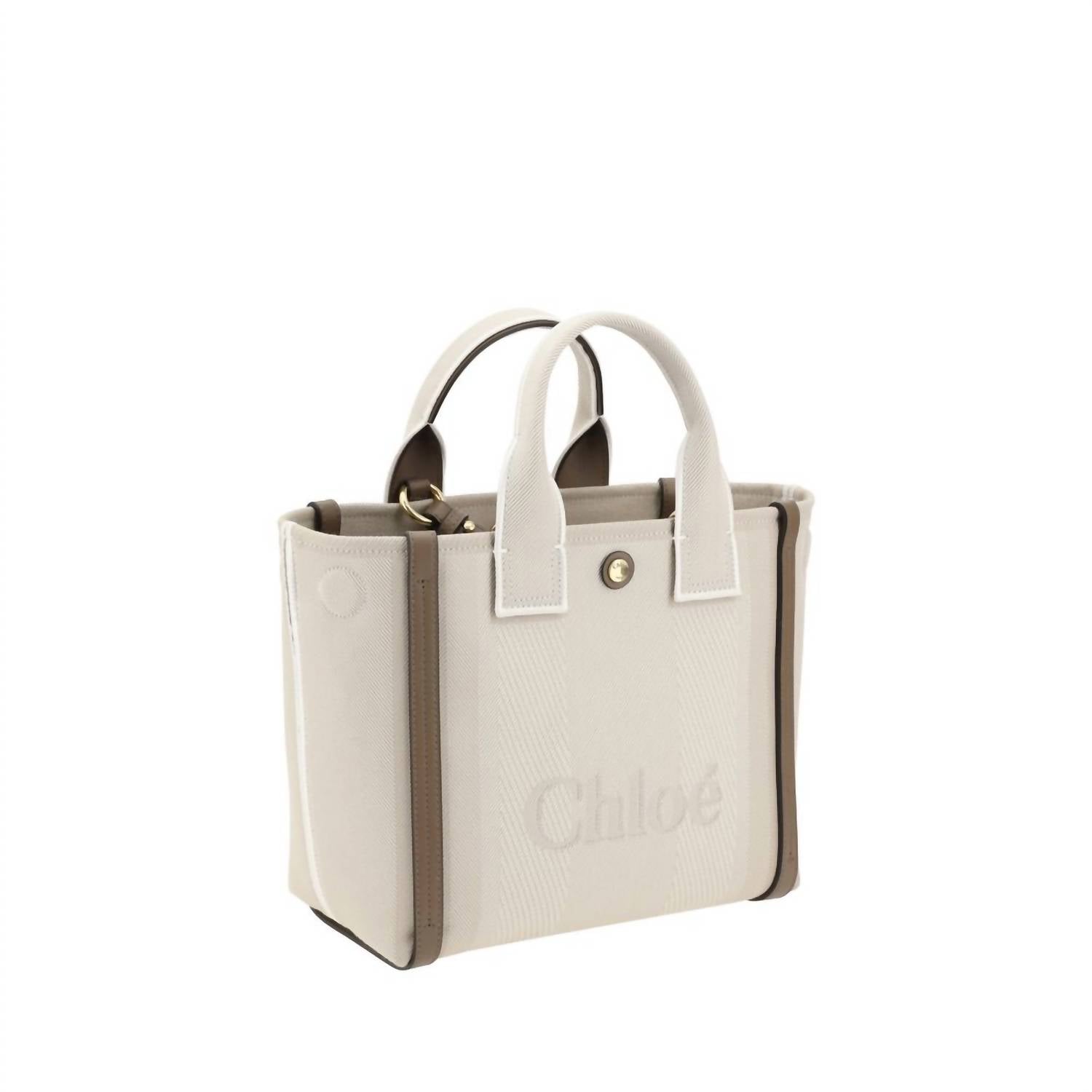 Chloe - Women's Carry Tote Bag - bags - cotton - handbags