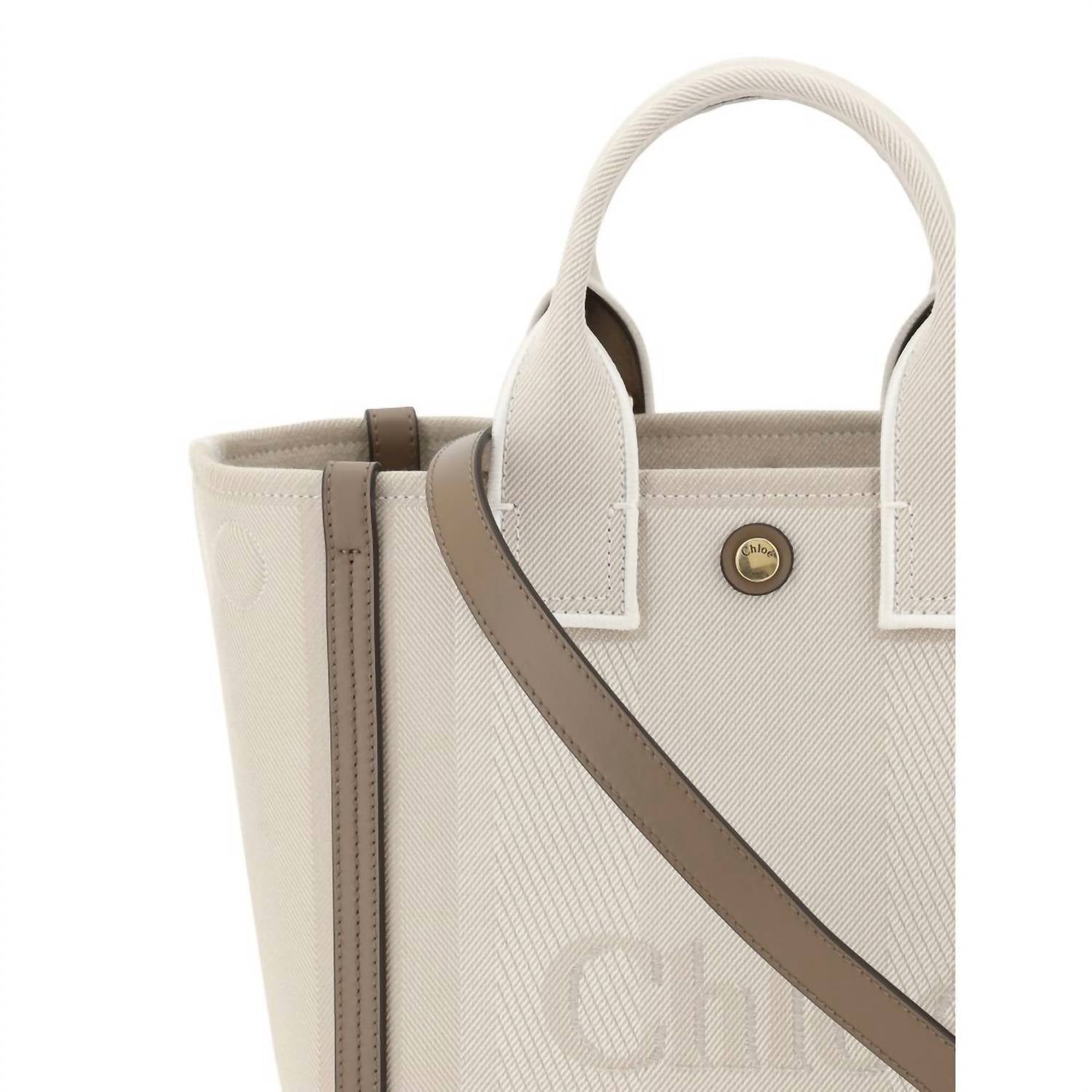 Chloe - Women's Carry Tote Bag - bags - cotton - handbags