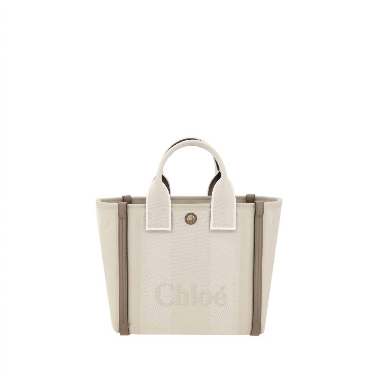 Chloe - Women's Carry Tote Bag - bags - cotton - handbags