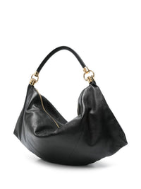 Chloe - Women's Foulard Shoulder Bag - bags - black - handbags