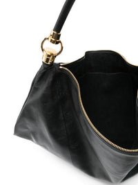 Chloe - Women's Foulard Shoulder Bag - bags - black - handbags