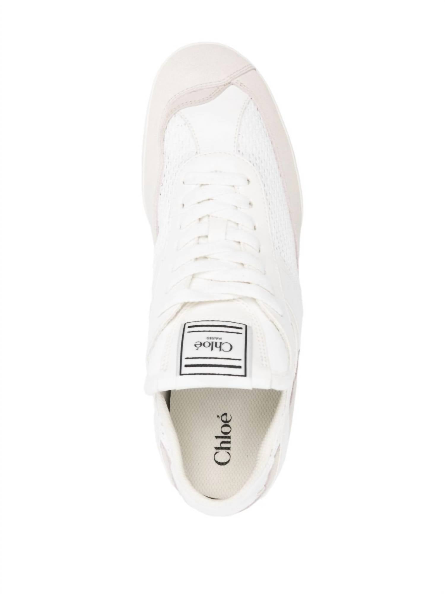 Chloe - Women's Kick Sneakers Shoes - shoes - sneakers - white