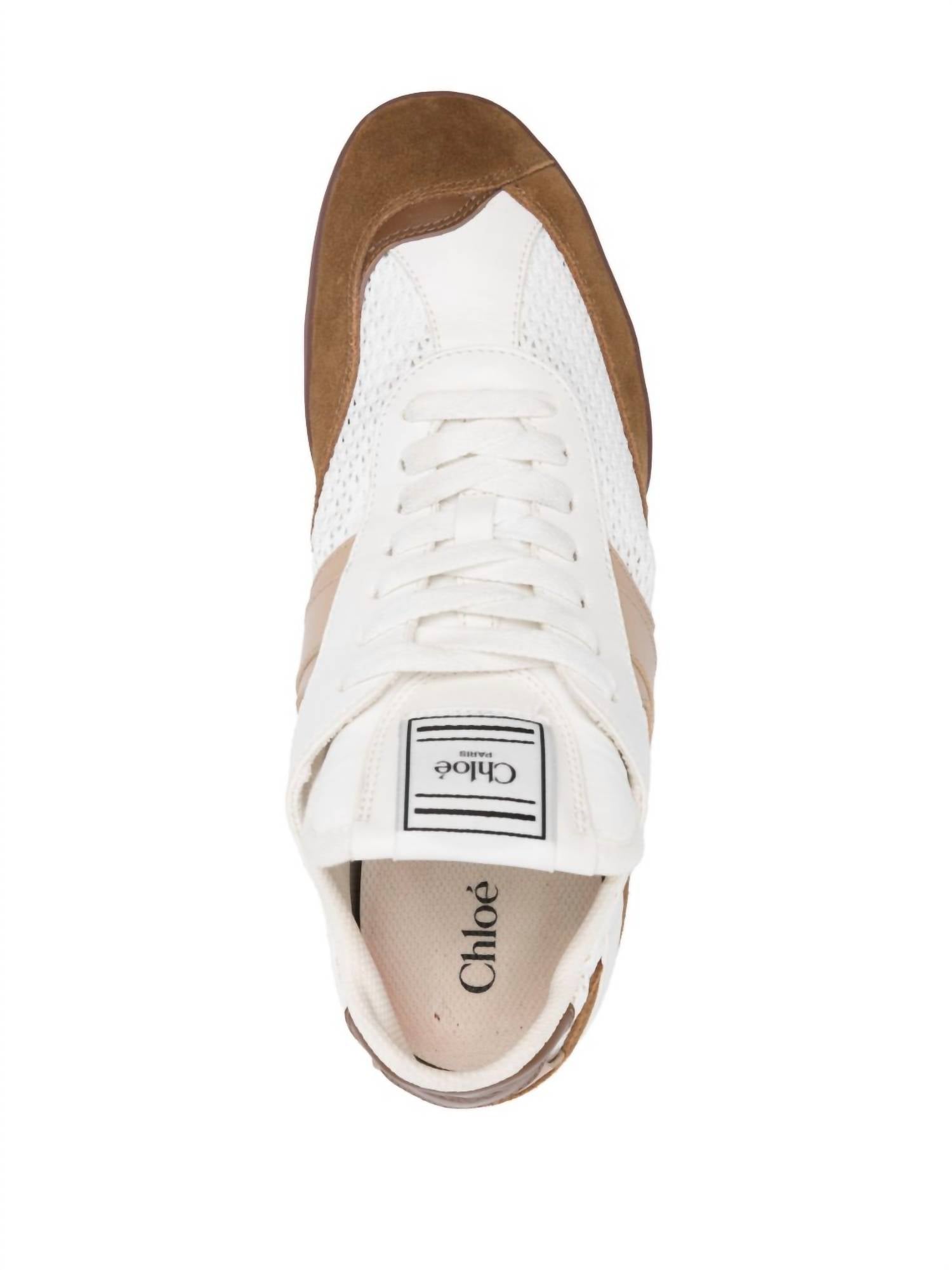 Chloe - Women's Kick Sneakers Shoes - brown - shoes - sneakers