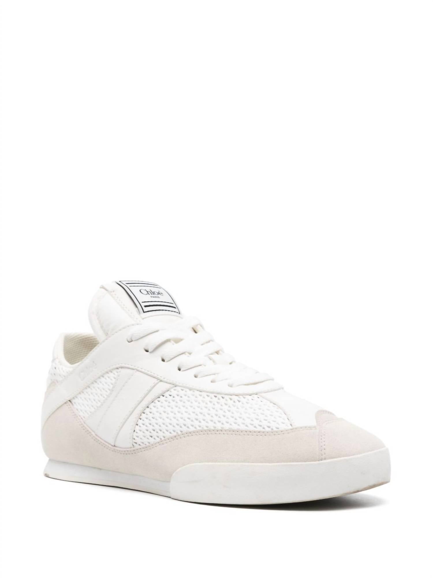 Chloe - Women's Kick Sneakers Shoes - shoes - sneakers - white