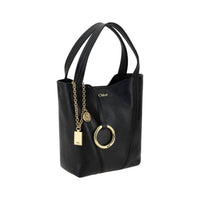 Chloe - Women's Spin Shoulder Bag - bags - black - handbags