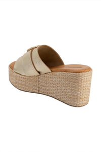 Chocolat Blu - Jana Sandal - gold - leather - sandals