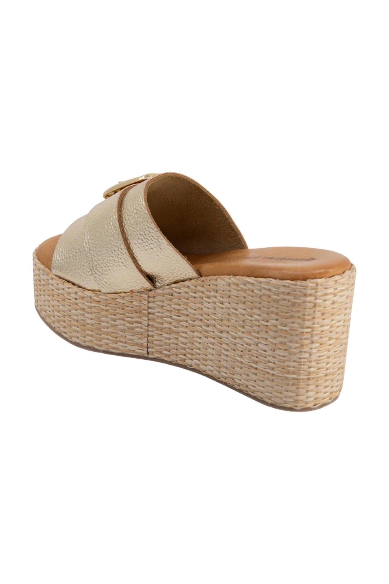 Chocolat Blu - Jana Sandal - gold - leather - sandals
