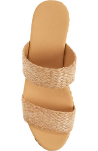Chocolat Blu - Women's Farra Platform Wedge - beige - shoes - wedges