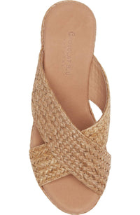 Chocolat Blu - Women's Gio Block Heel - beige - heels - leather