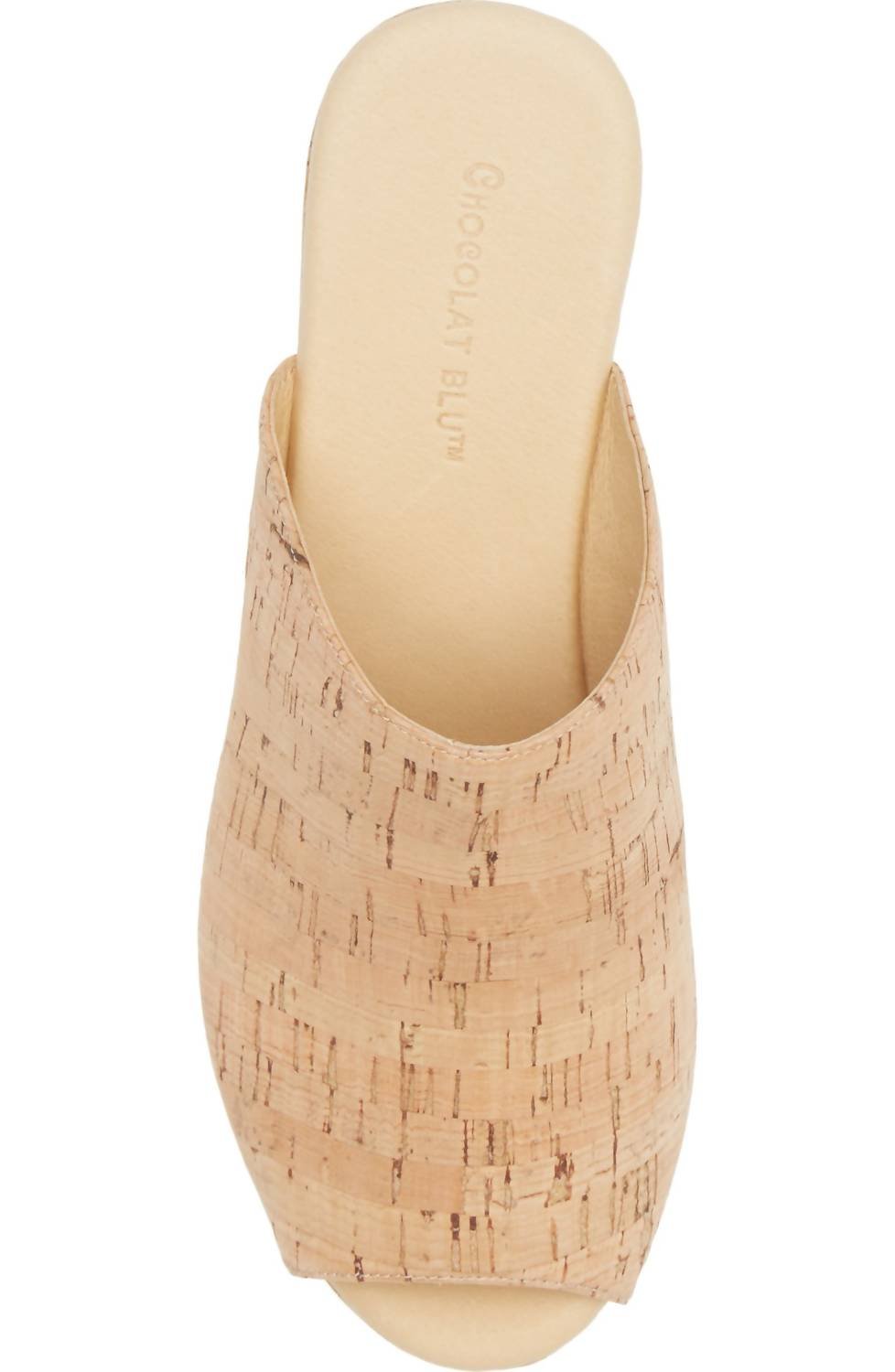 Chocolat Blu - Women's Gus Platform Sandal - beige - leather - platforms