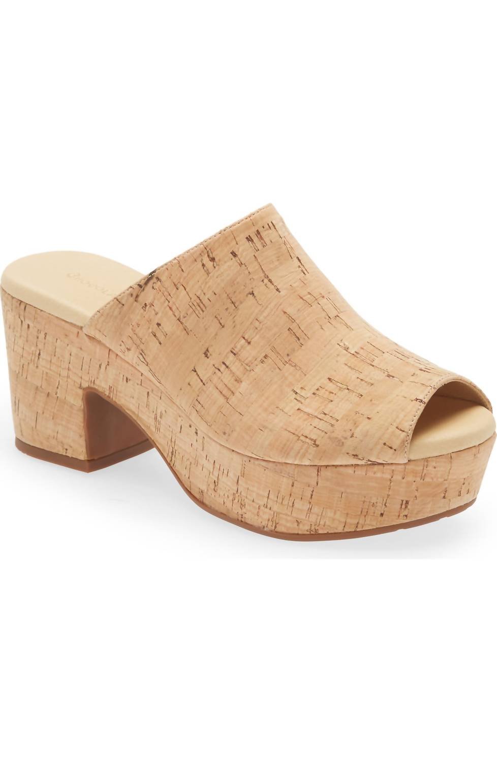 Chocolat Blu - Women's Gus Platform Sandal - beige - leather - platforms