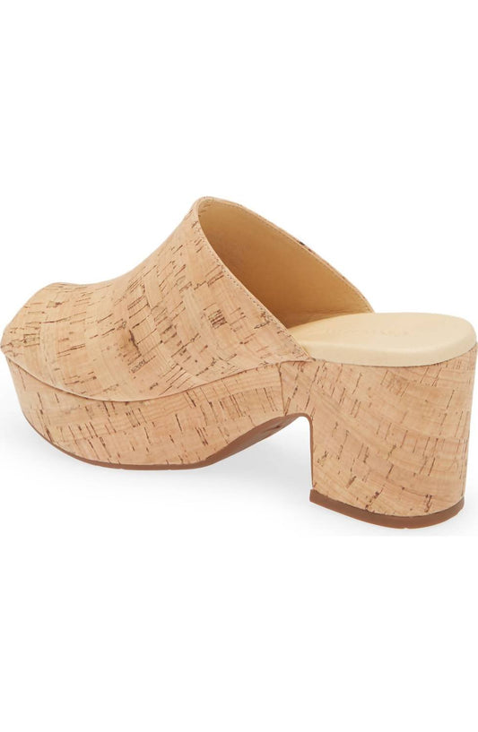 Chocolat Blu - Women's Gus Platform Sandal - beige - leather - platforms