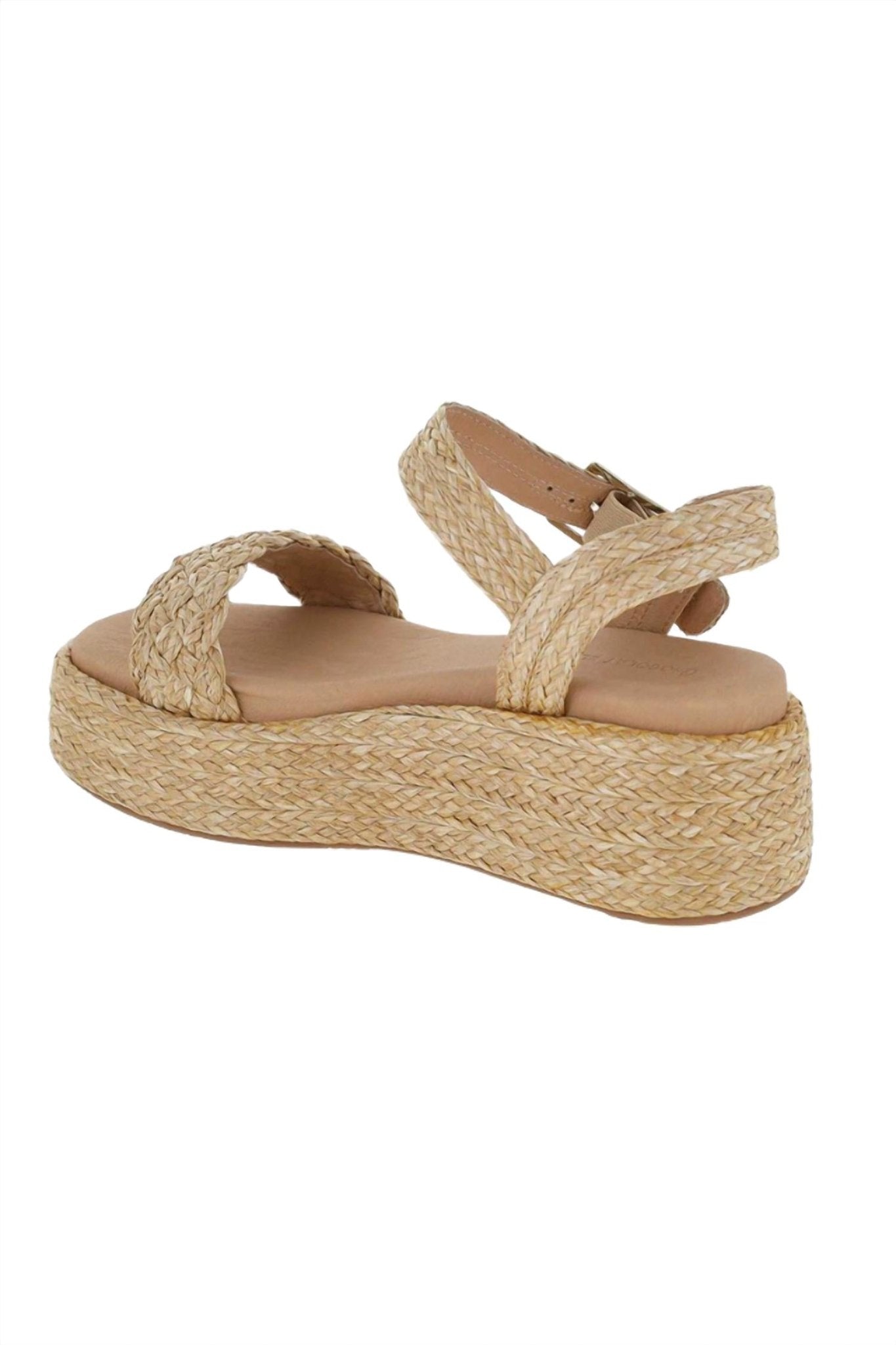 Chocolat Blu - Women's Lacy Platform - beige - platforms - shoes