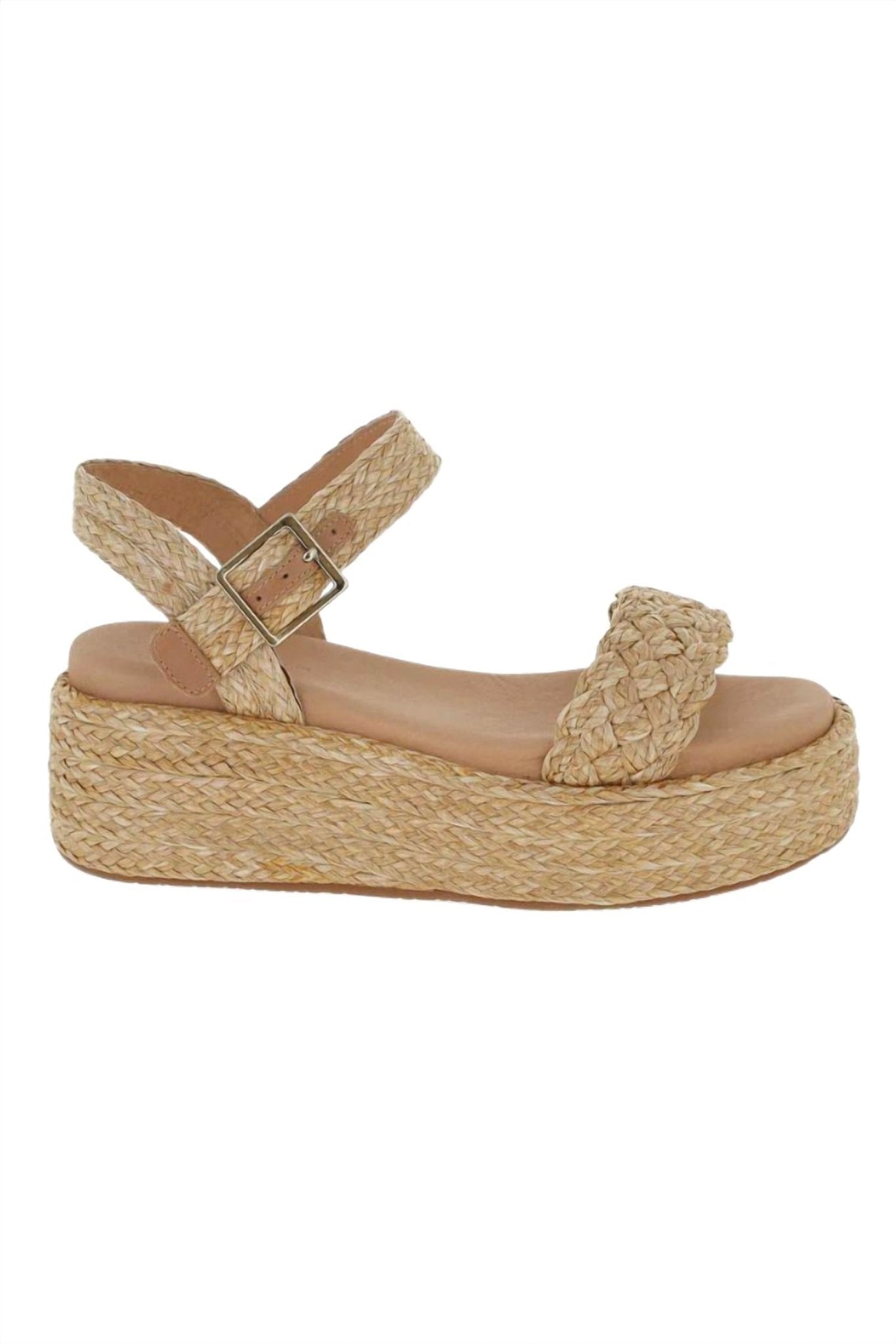 Chocolat Blu - Women's Lacy Platform - beige - platforms - shoes