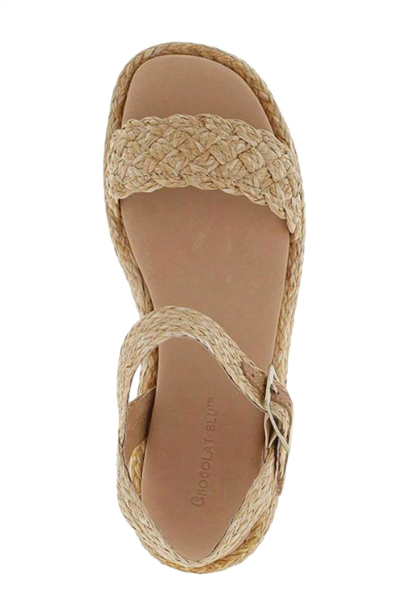 Chocolat Blu - Women's Lacy Platform - beige - platforms - shoes