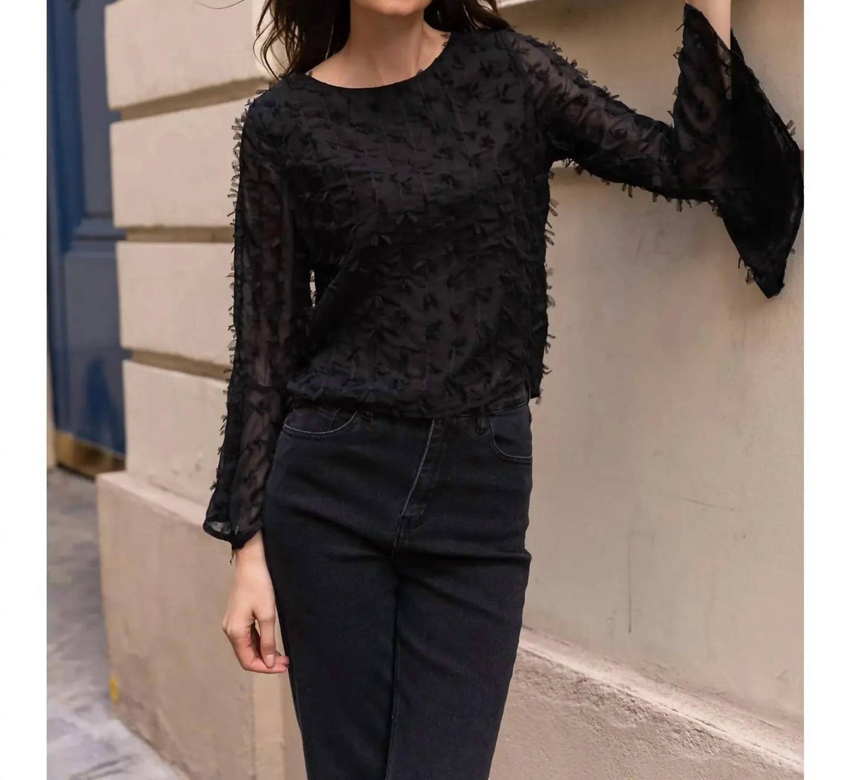 Choklate Paris - Bell Sleeve Lace Blouse