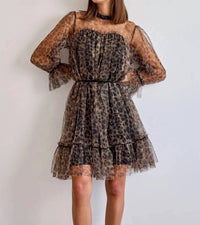 Choklate Paris - Leopard Tulle Dress