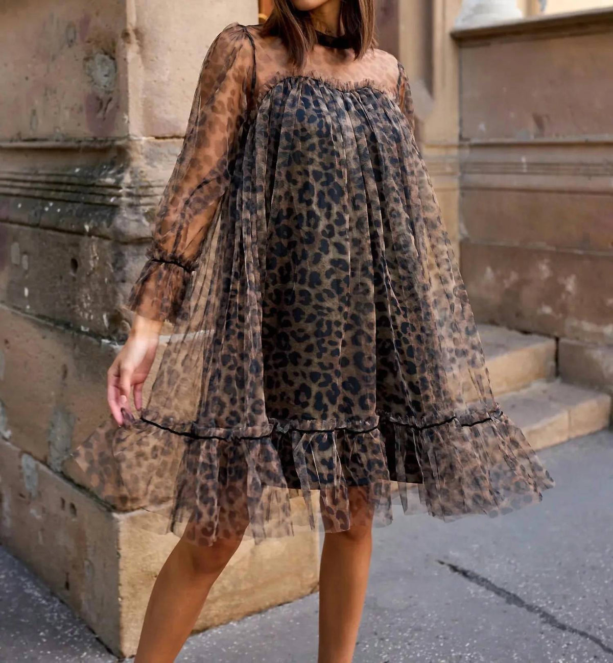 Choklate Paris - Leopard Tulle Dress