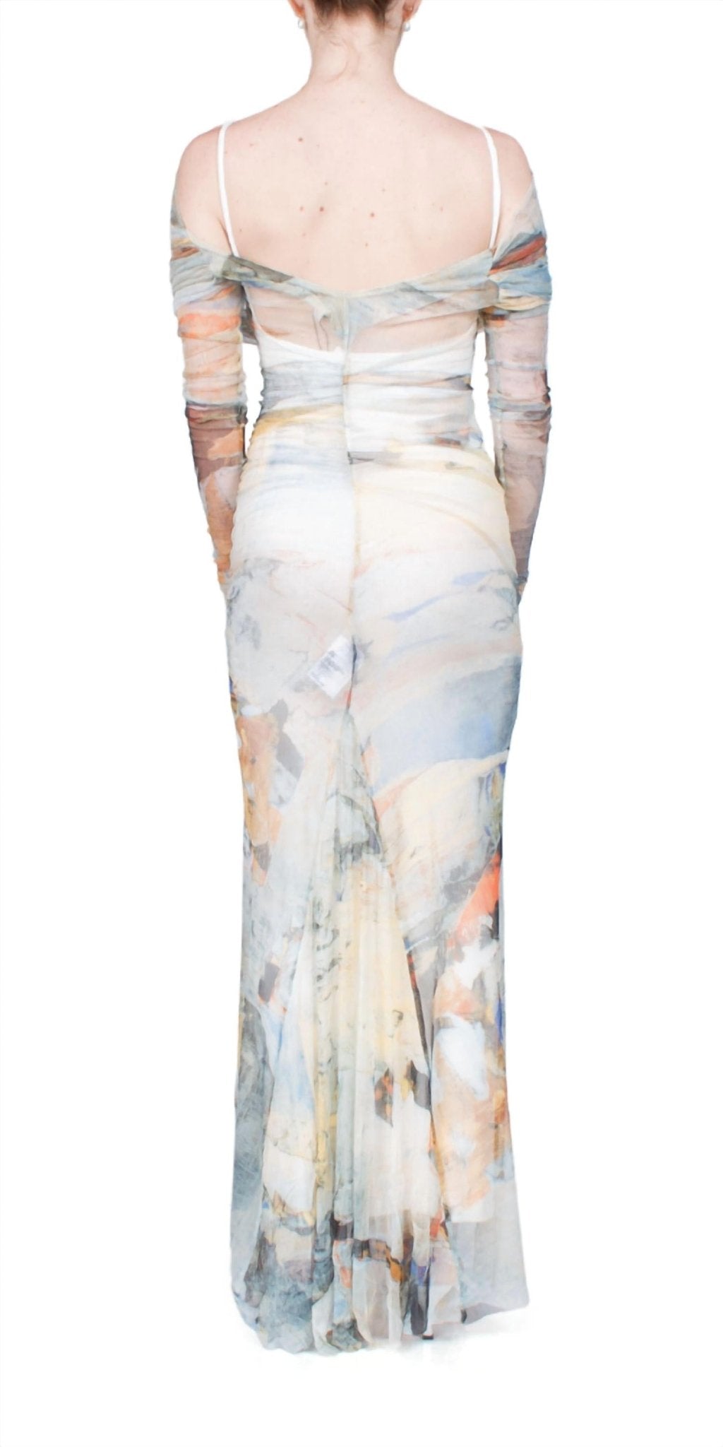 Christopher Esber - Veiled Dress - clothing - dresses - grey