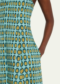 Christopher John Rogers - Wiggle Dot V-neck Midi Dress