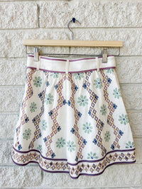Christy Lynn - Bennet Short - clothing - linen - patterned