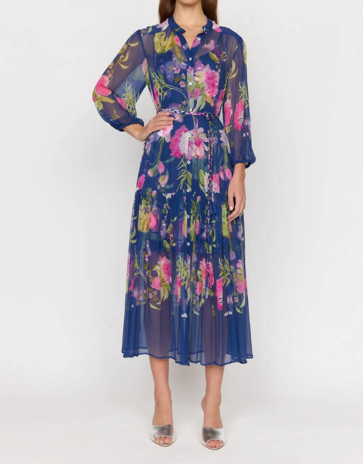 Christy Lynn - Lana Dress - blue - clothing - dresses