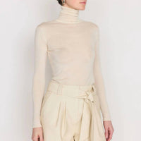 Christy Lynn - Stephane Sweater Top - beige - clothing - cowl